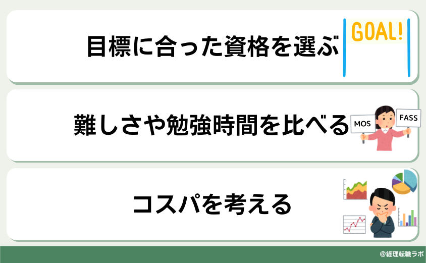 資格選びのポイント