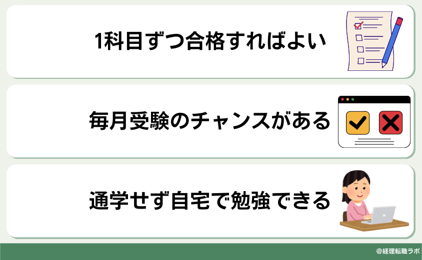 働きながらUSCPA合格できる理由